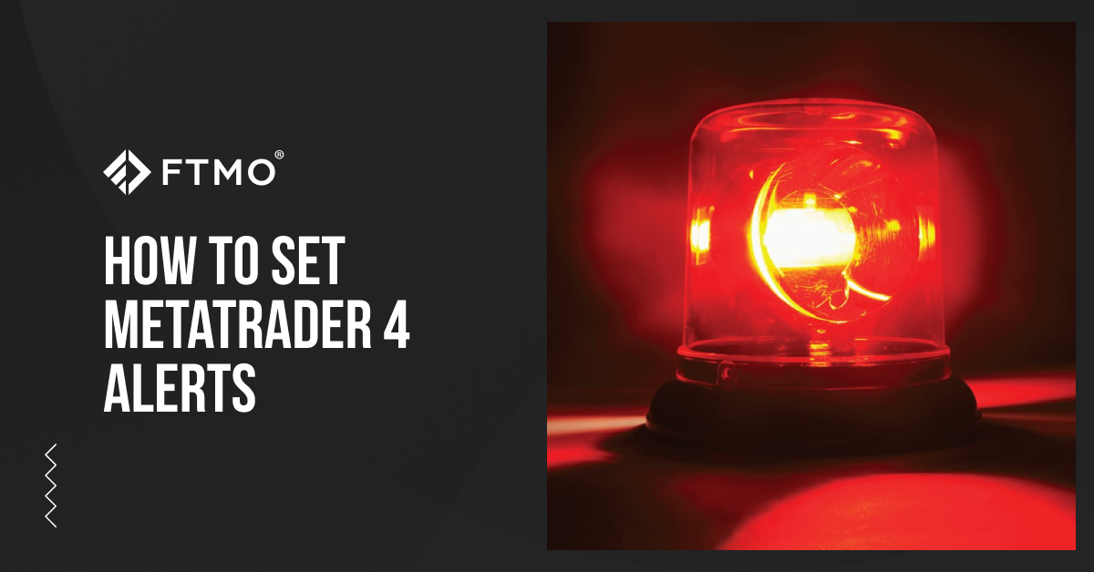 How to set MetaTrader 4 alerts