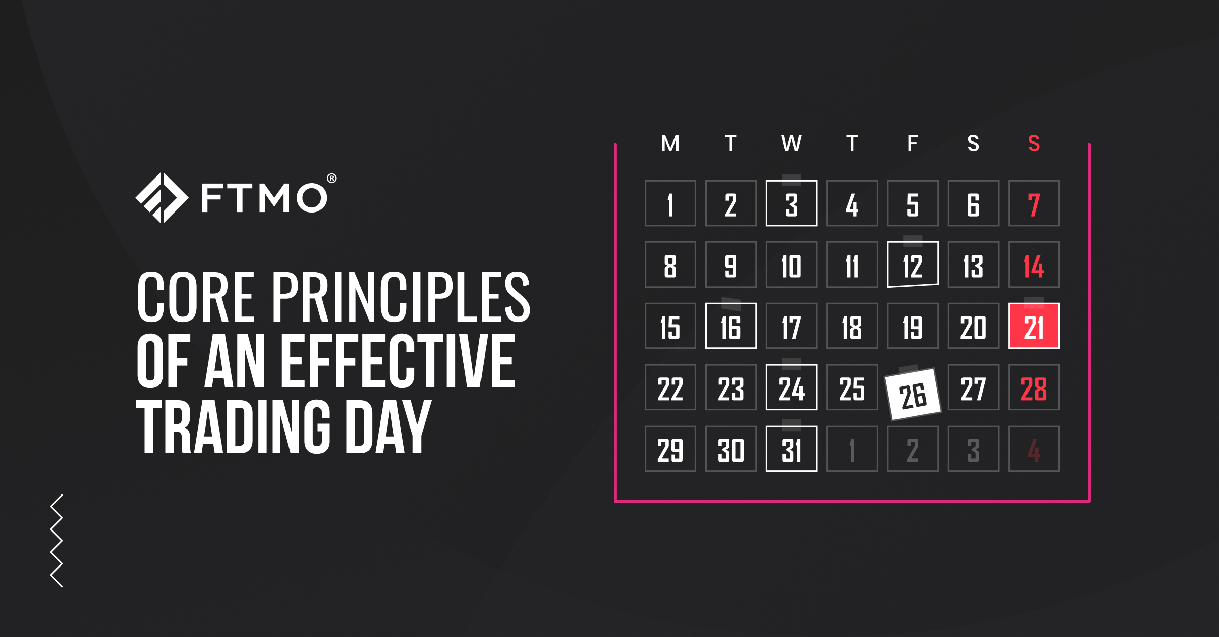 Core principles of an effective trading day