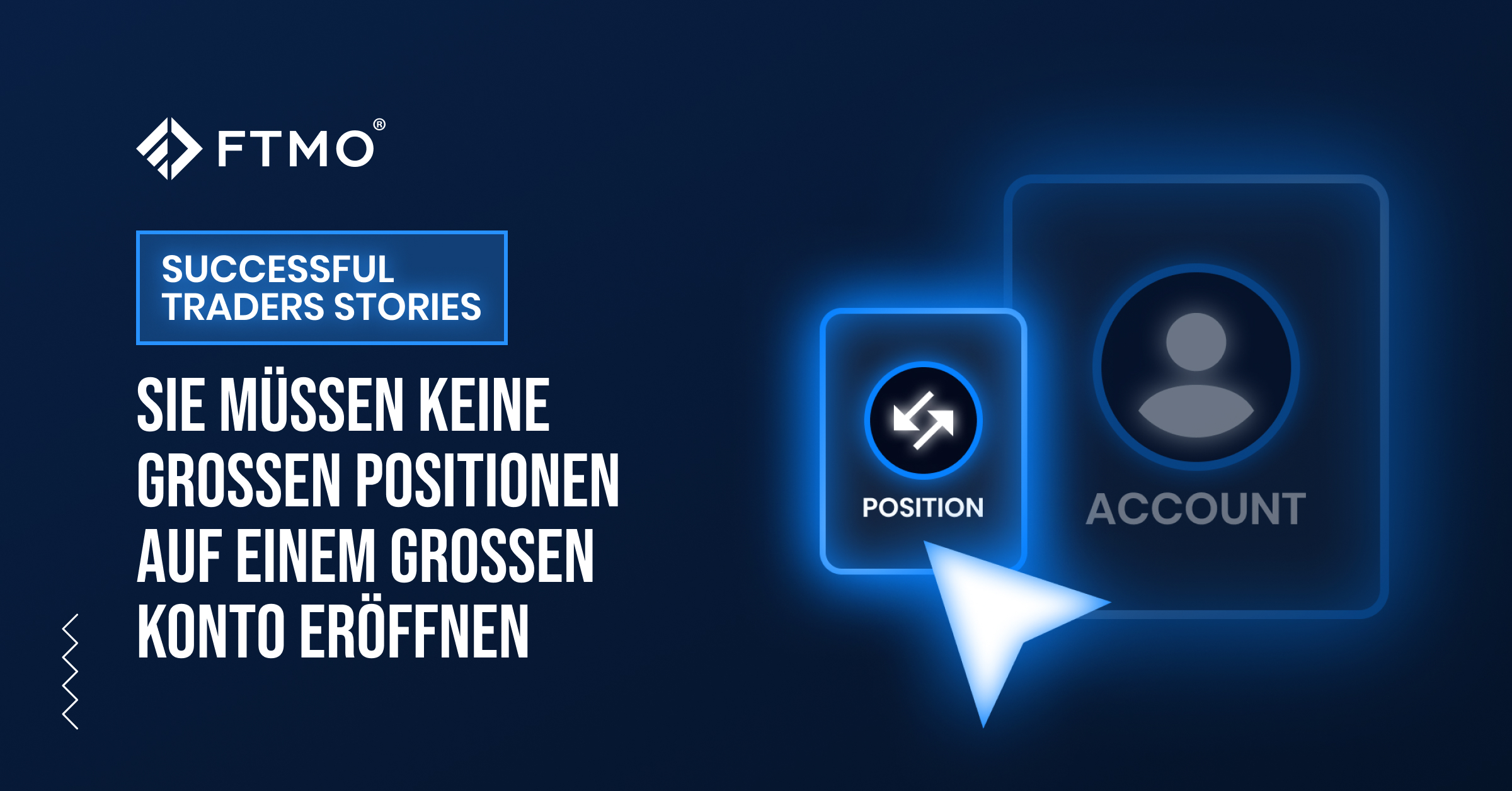 Sie müssen keine großen Positionen auf einem großen Konto eröffnen