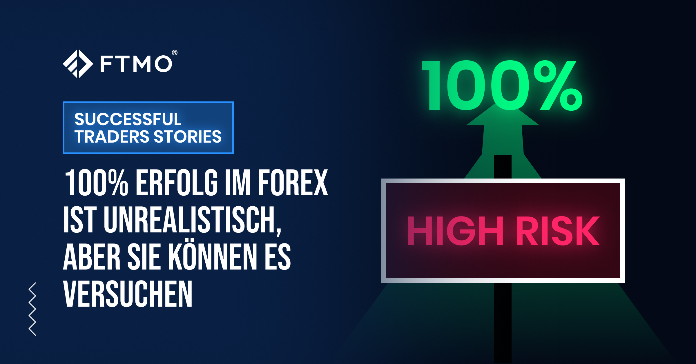 100% Erfolg im Forex ist unrealistisch, aber Sie können es versuchen