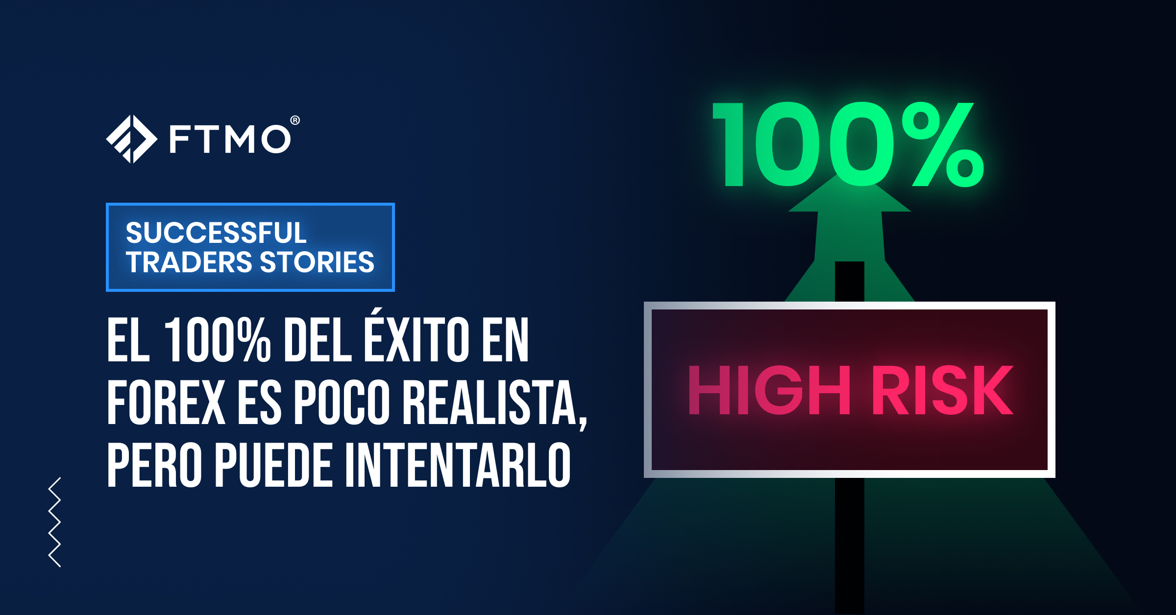El 100% del éxito en forex es poco realista, pero puede intentarlo
