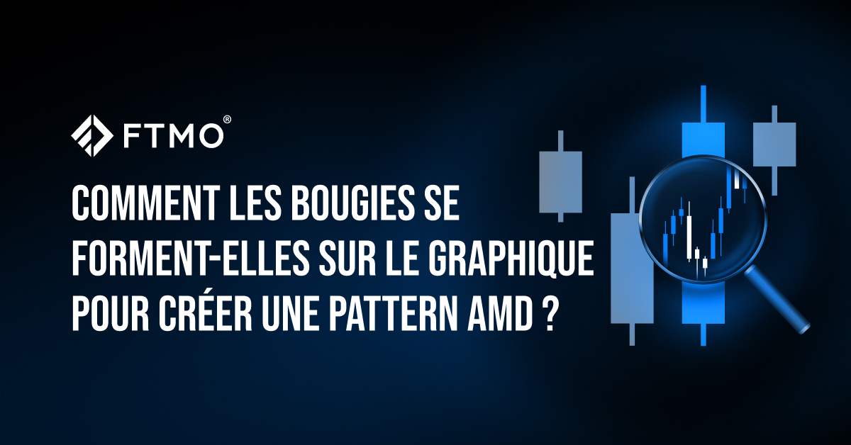 Comment les bougies se forment-elles sur le graphique pour créer une pattern AMD ?