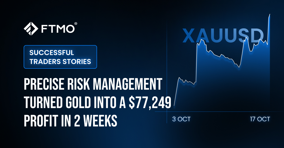 Precise Risk Management Turned Gold Into a $77,249 Profit in 2 Weeks