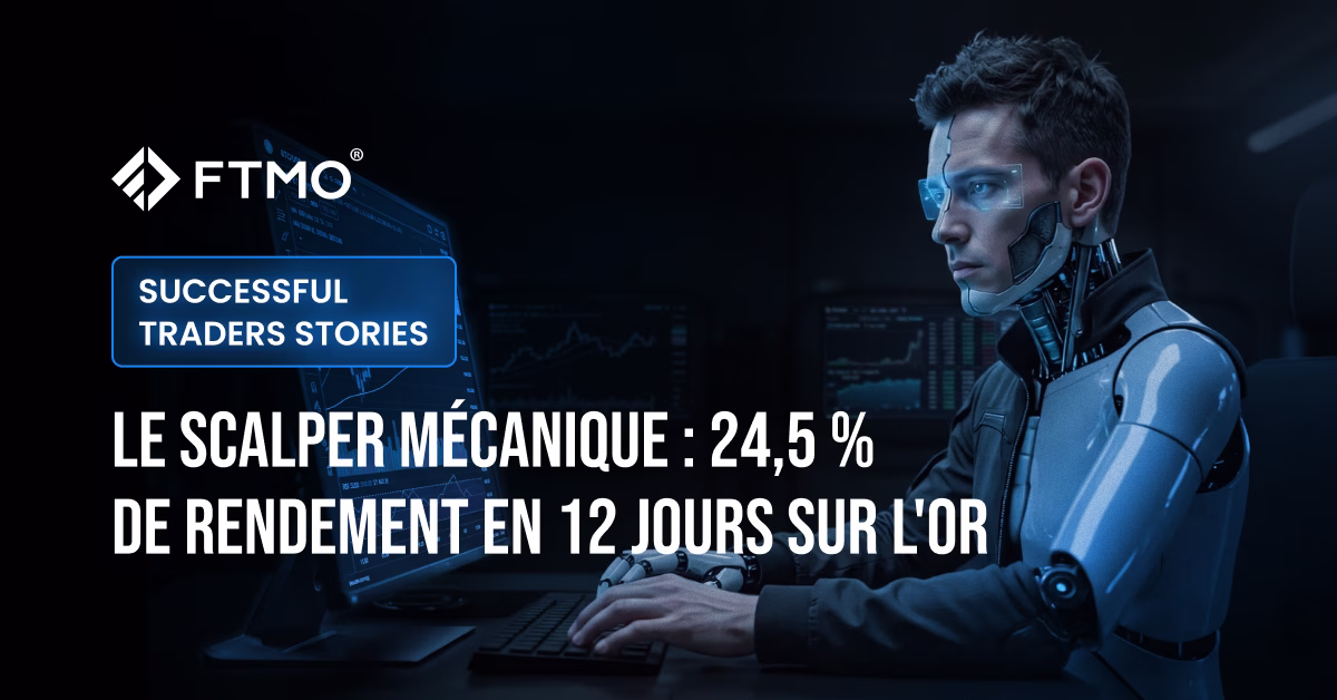 Le Scalper mécanique : 24.5 % de rendement en 12 jours sur l’Or 