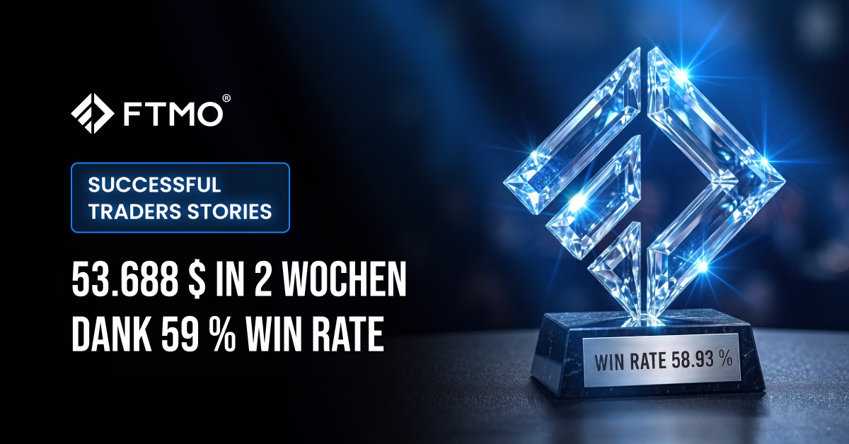 53.688 $ in 2 Wochen dank 59 % Win Rate